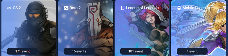 Các Esports Phổ Biến Trên 1xBet